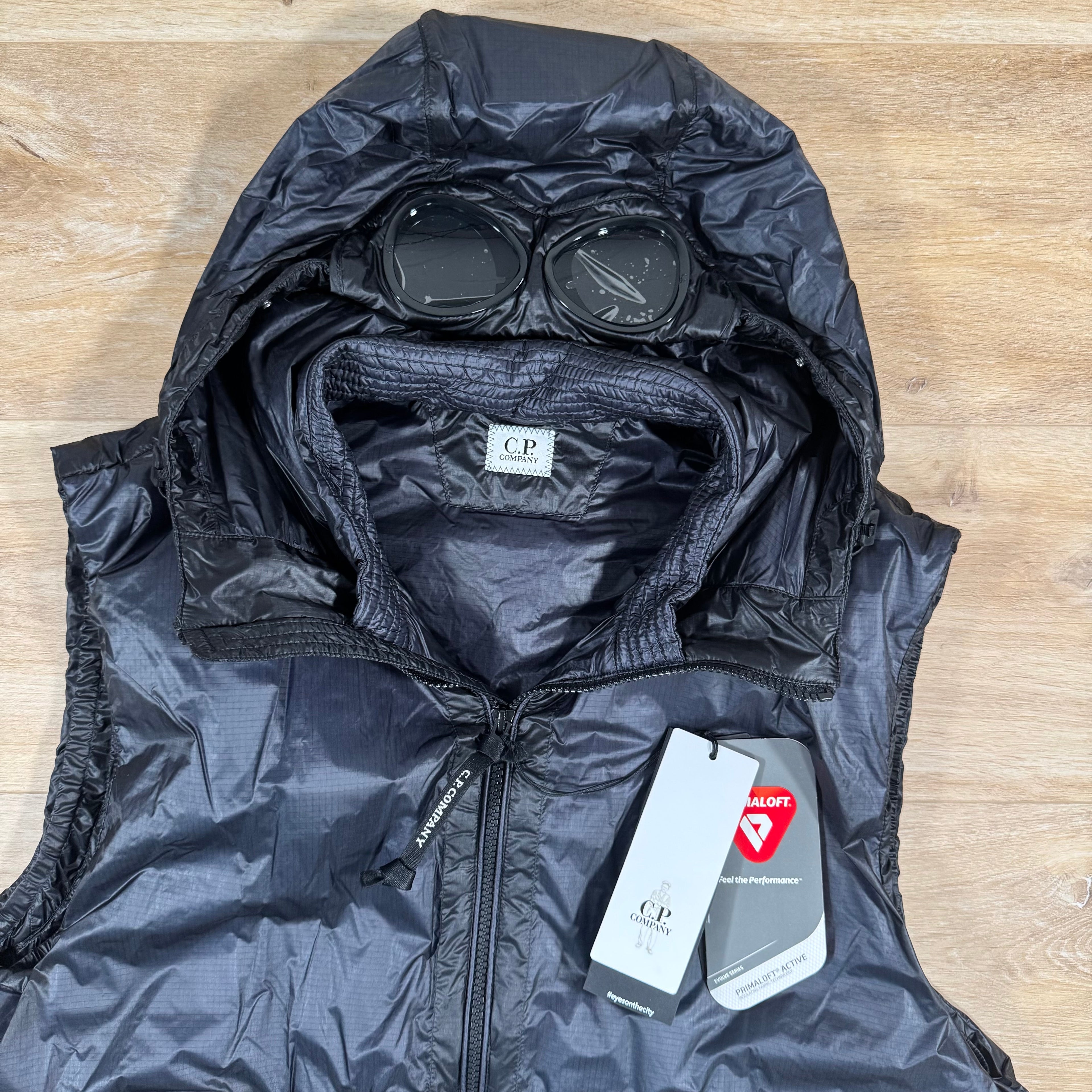 CP Company Nada Shell Primaloft Goggle Vest in Navy