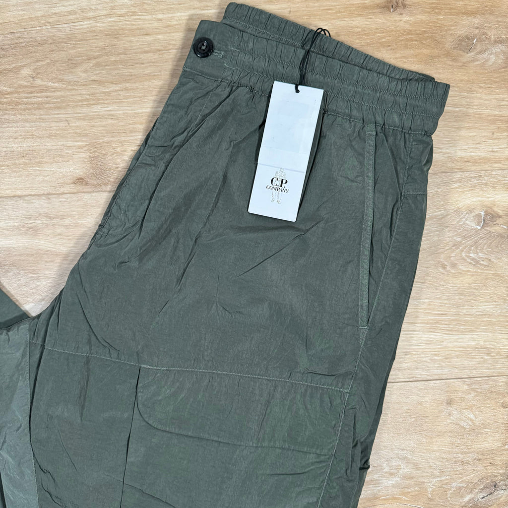 CP Company Chrome-R Loose Cargo Pants in Grape Leaf