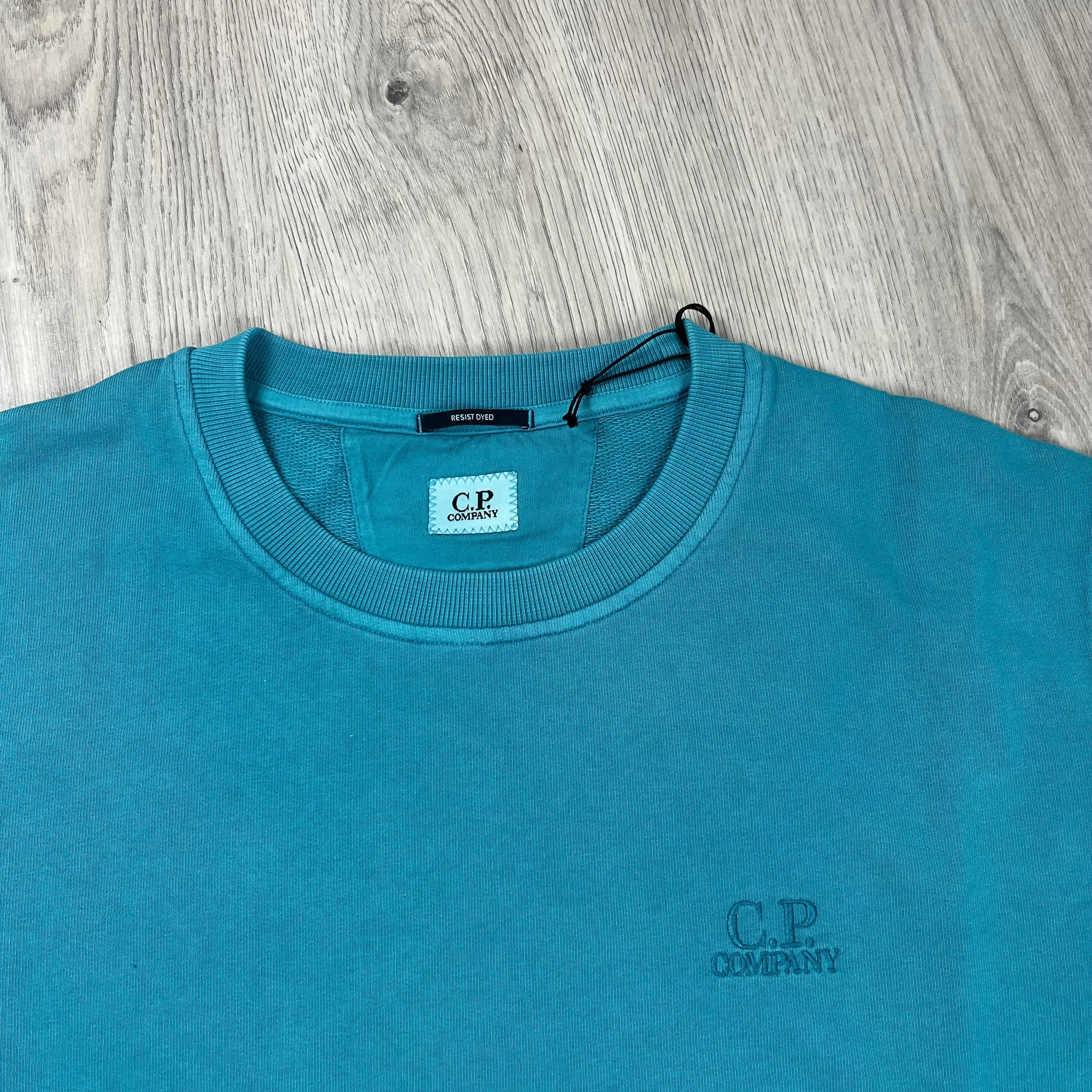 CP Company Patch Sweatshirt - Tile Blue