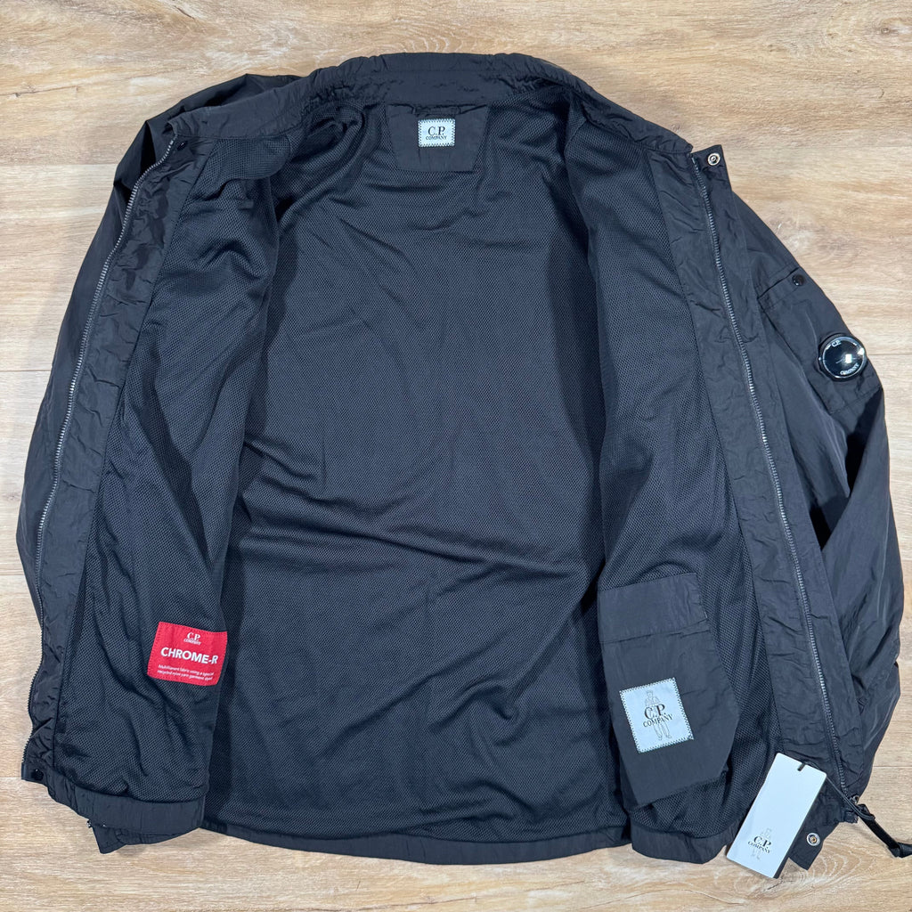 CP Company Chrome-R Lens Overshirt in Black