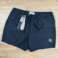 Stone Island Nylon Metal Button Swim Shorts in Navy