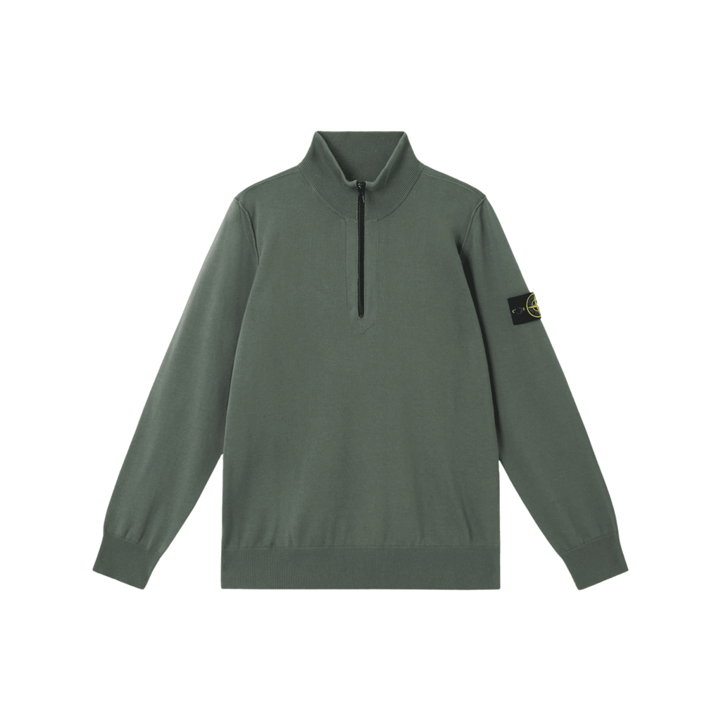 Stone Island Knit Half Zip Fleece - Musk