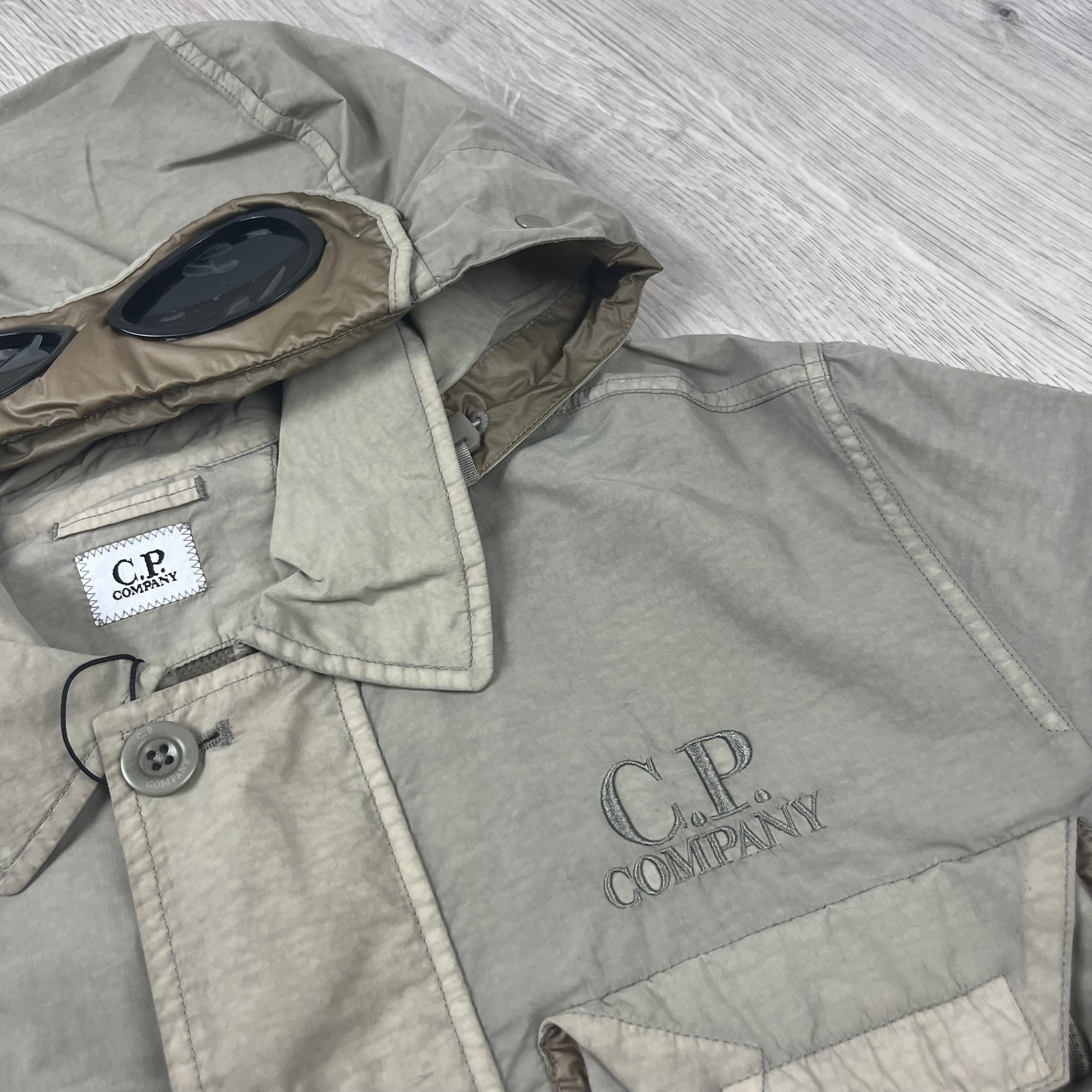 CP Company Goggle Overshirt - Vintage Khaki