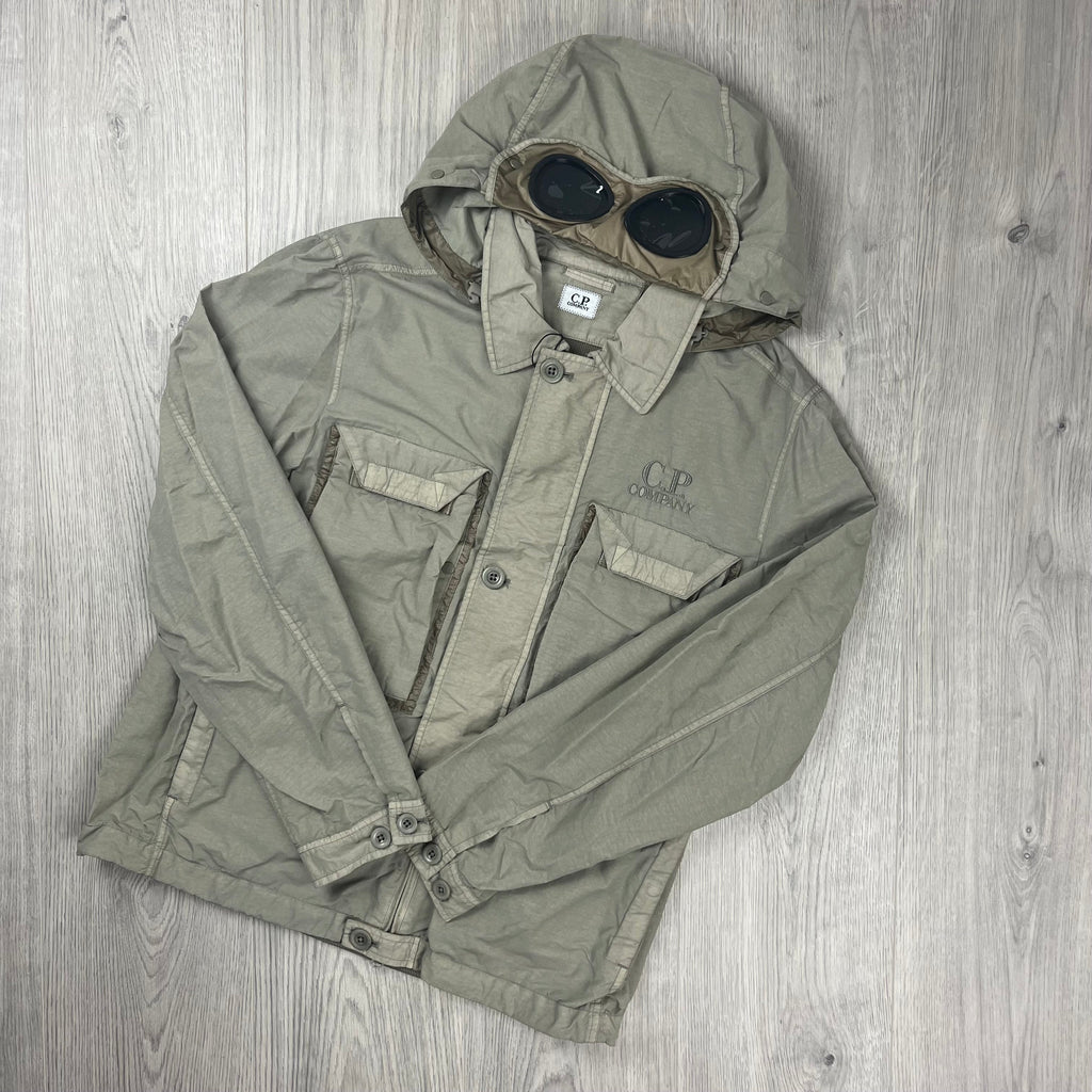CP Company Goggle Overshirt - Vintage Khaki