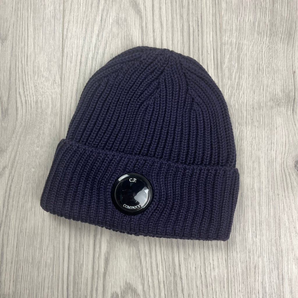 CP Company Lens Beanie - Nightshade