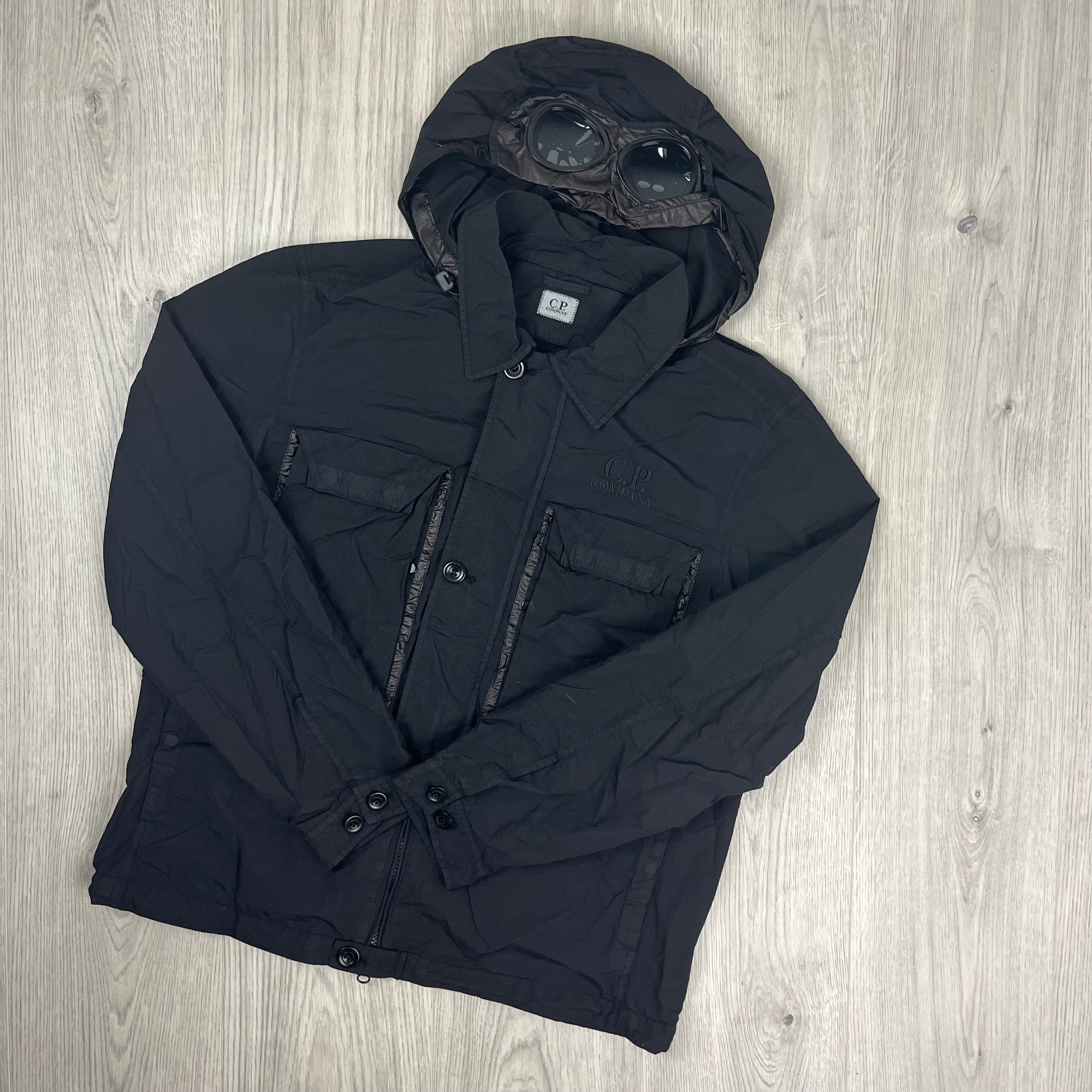 CP Company Goggle Overshirt - Black