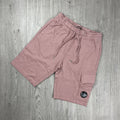 CP Company Jersey Shorts - Misty Rose