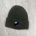 CP Company Lens Beanie - Ivy Green
