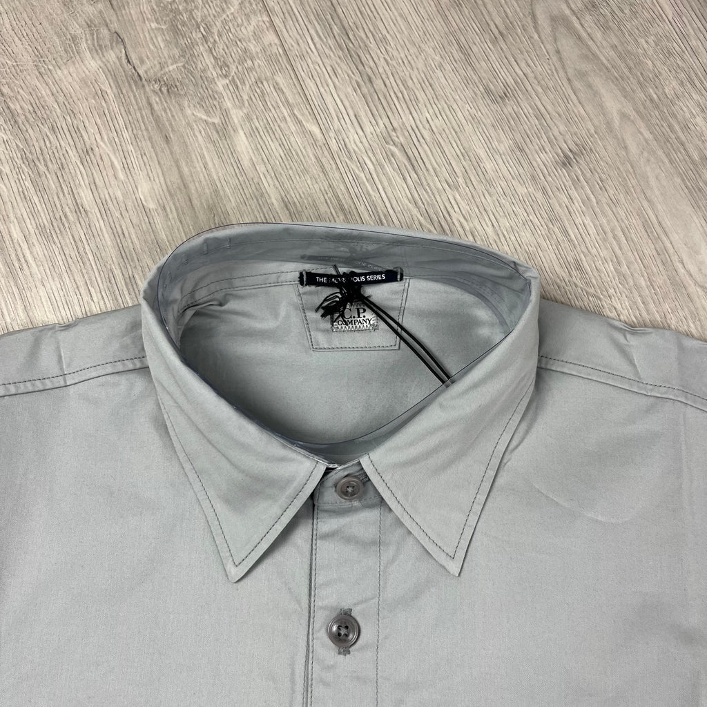 CP Company Metropolis Overshirt - Limestone