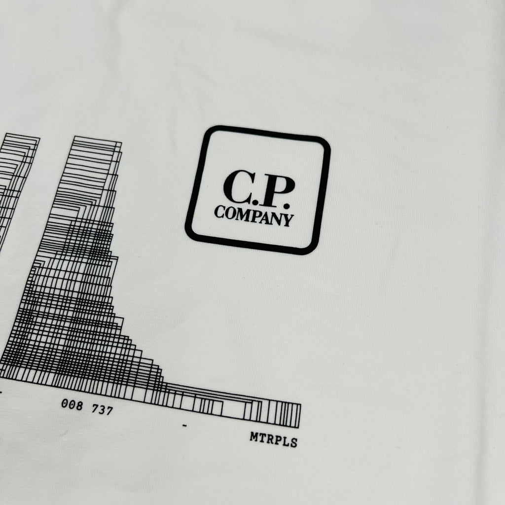 CP Company Metropolis Sweatshirt - White