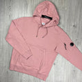 CP Company Raised Fleece Hoodie - Misty Rose