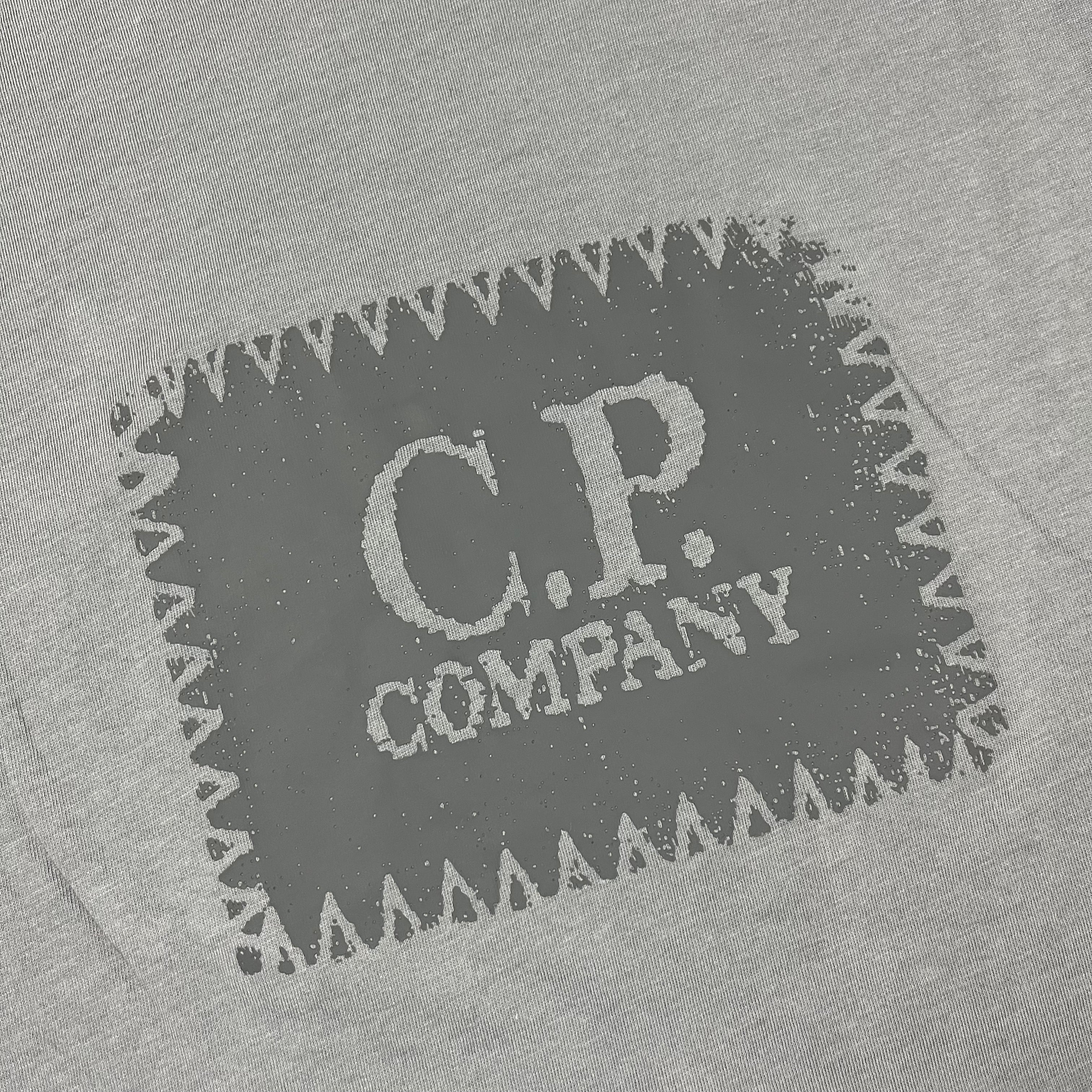 CP Company Stamp T-Shirt - Stormy