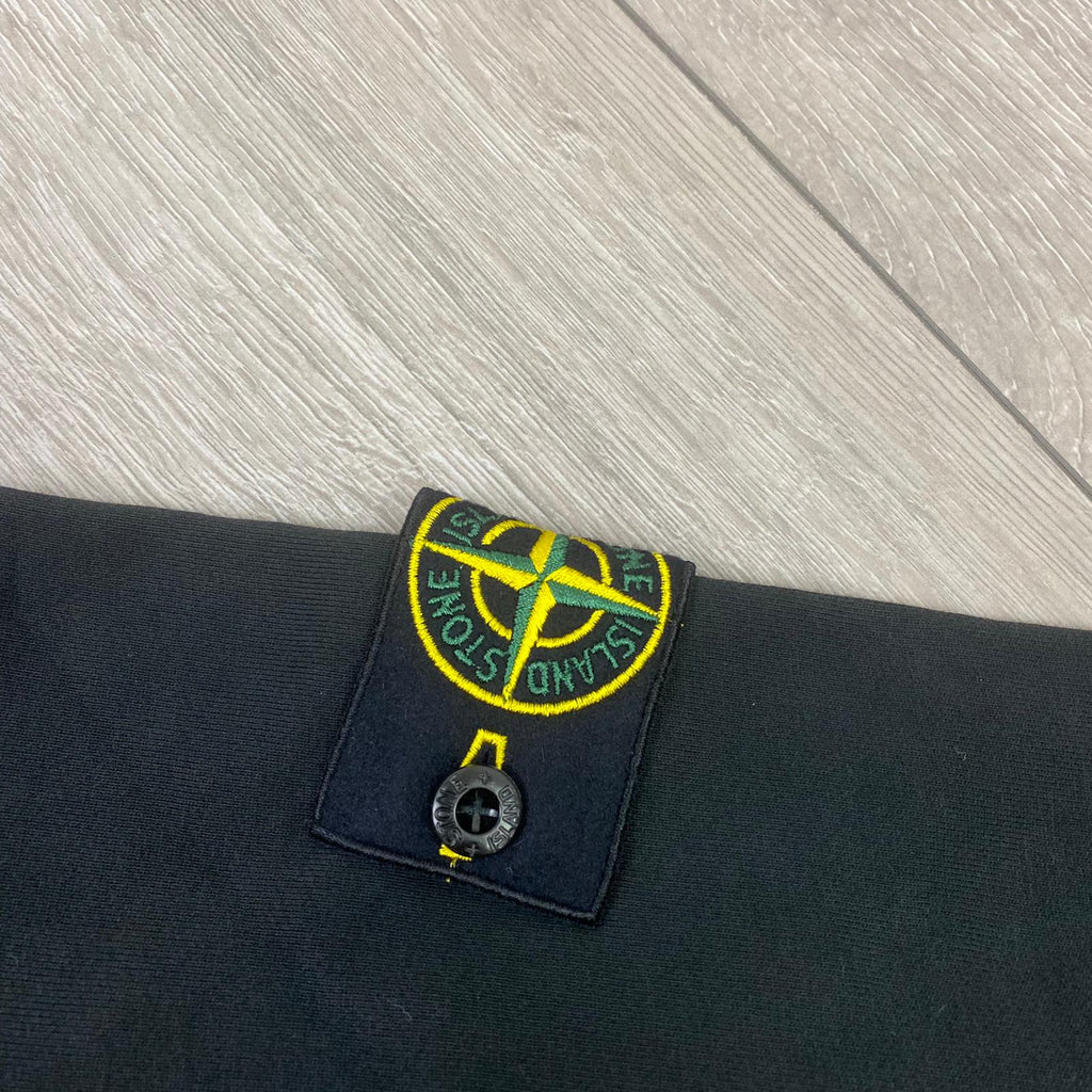 Stone Island Dyed Hoodie - Black