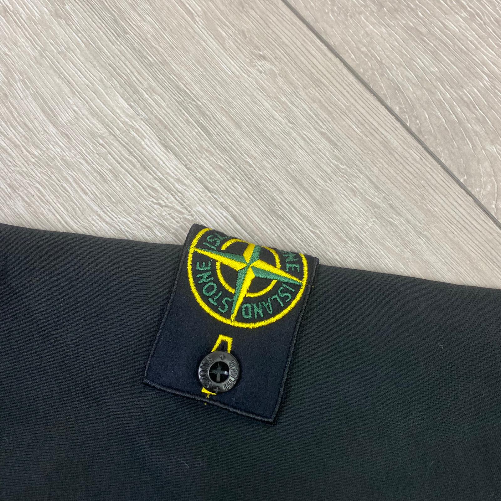 Stone Island Dyed Hoodie - Black