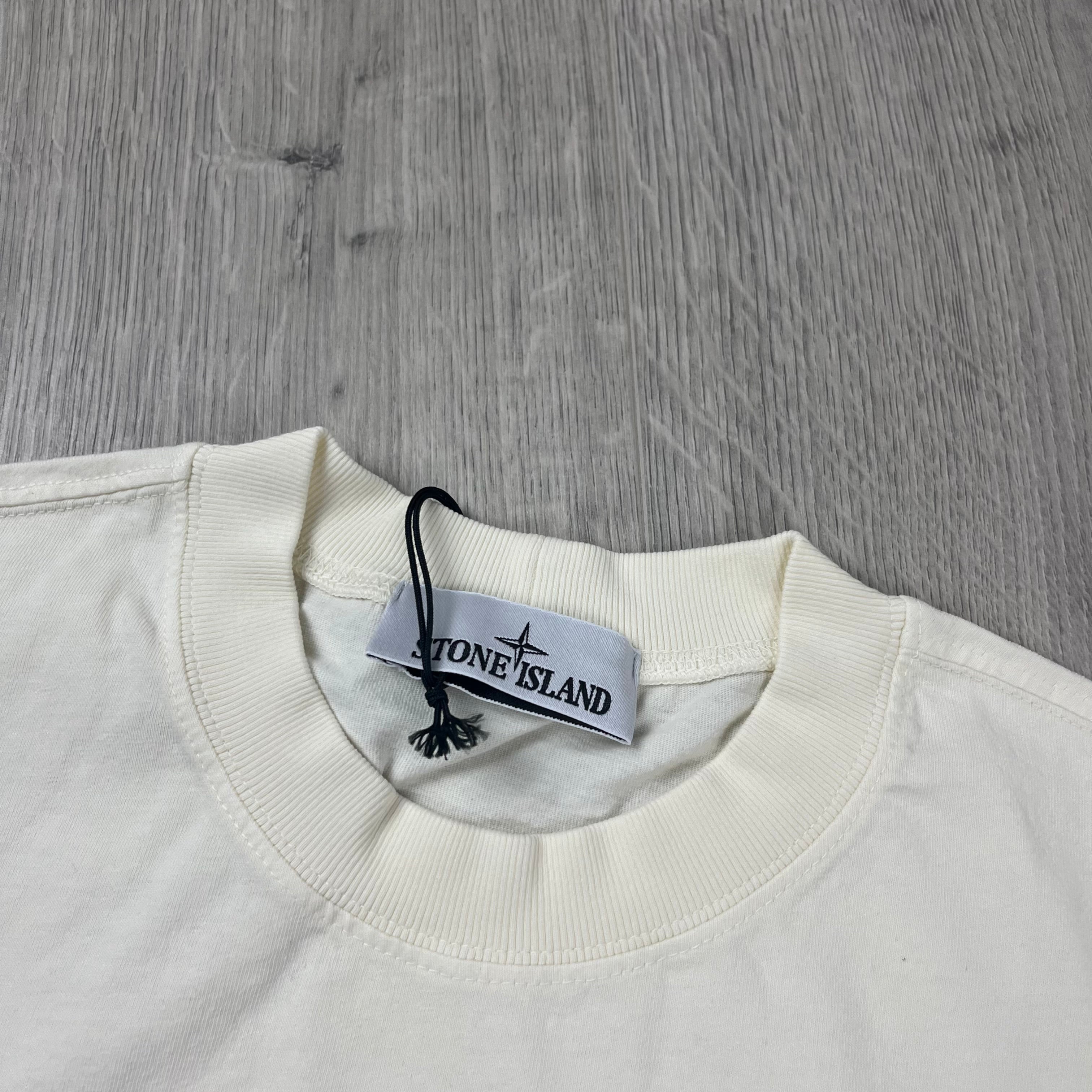Stone Island Patch T-Shirt - Ivory