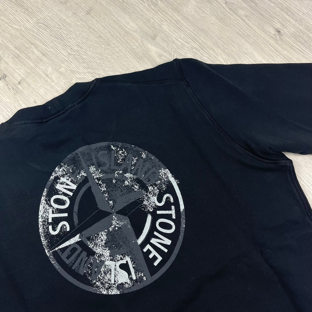 Stone Island Reflective Sweatshirt - Black