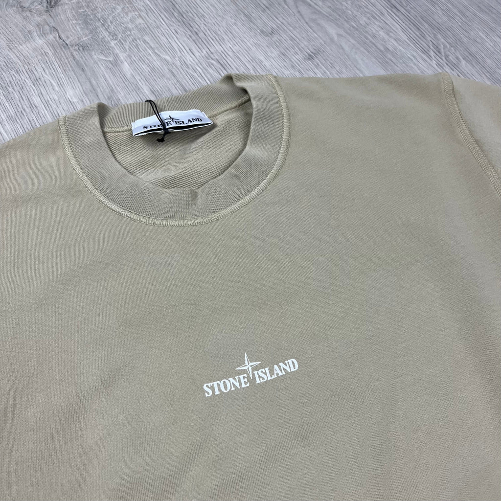 Stone Island Reflective Sweatshirt - Desert