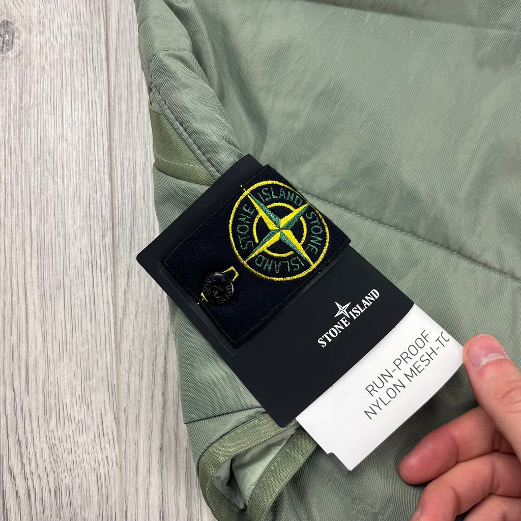 Stone Island Nylon Gilet - Sage